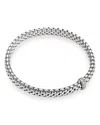 Fope 18k White Gold Vendome Diamond Rondelle Flex Bracelet In White Gold