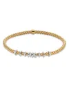 Fope 18k Yellow Gold Prima Diamond Flex'it Bracelet In Gold
