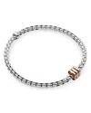 Fope 18k Yellow, White & Rose Gold Eka Flex'it Bracelet In White/multi