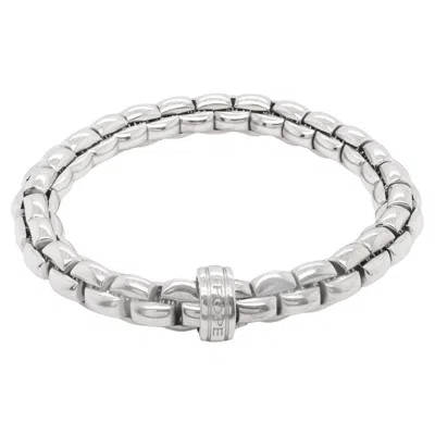 Pre-owned Fope Eka Flex'it 18 Carat White Gold Mesh Bracelet