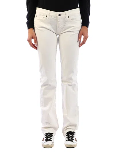 For All Mankind White Jeans
