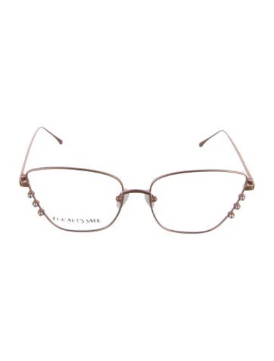 Pre-owned For Art's Sake Cat-eye Eyeglasses In Pink