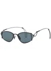 For Art's Sake Ornate Cat-eye Sunglasses In Black