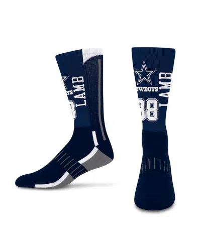For Bare Feet Kids' Big Boys And Girls Ceedee Lamb Dallas Cowboys Jersey Name Number Crew Socks In Transparent
