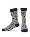 For Bare Feet Men's And Women's Gray Dallas Cowboys Tailgate Crew Socks In Gray