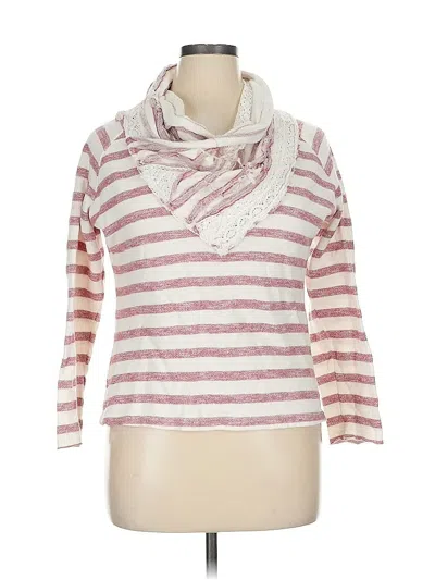 Pre-owned For Cynthia 3/4 Sleeve T-shirt In Pink