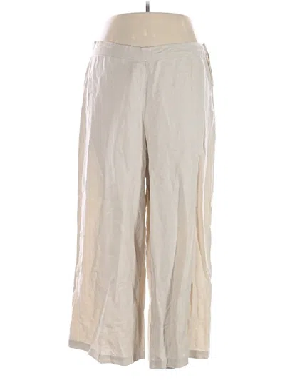 Pre-owned For Cynthia Casual Pants In Ivory