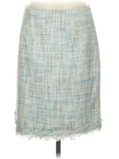 Pre-owned For Cynthia Formal Skirt In Blue