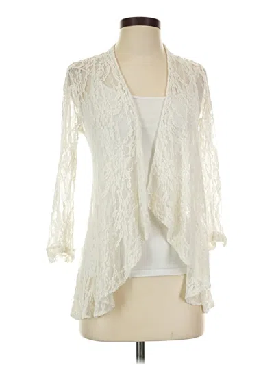 Pre-owned For Cynthia Kimono In Ivory