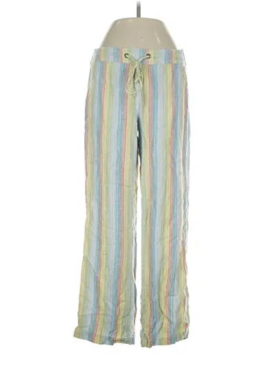 Pre-owned For Cynthia Linen Pants In Blue
