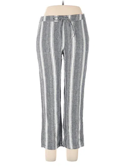 Pre-owned For Cynthia Linen Pants In Gray