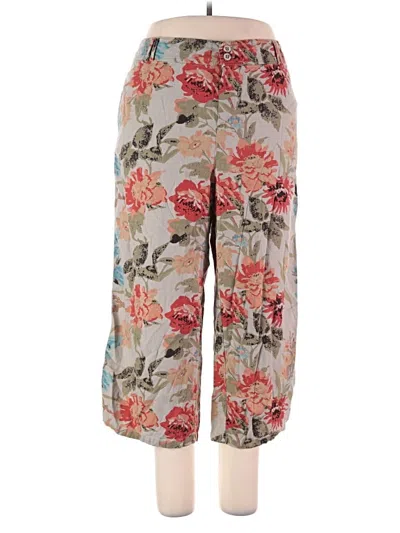 Pre-owned For Cynthia Linen Pants In Gray