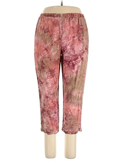 Pre-owned For Cynthia Linen Pants In Pink