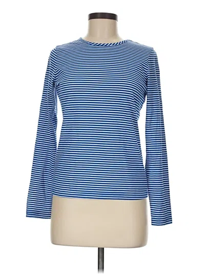 Pre-owned For Cynthia Long Sleeve T-shirt In Blue