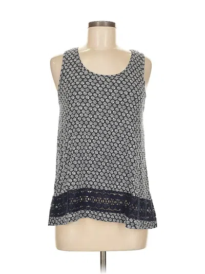 Pre-owned For Cynthia Sleeveless Blouse In Gray