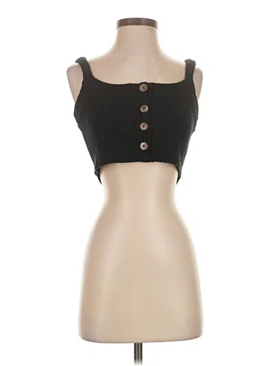 Pre-owned For Days Sleeveless Top Black Strapless Neckline Tops