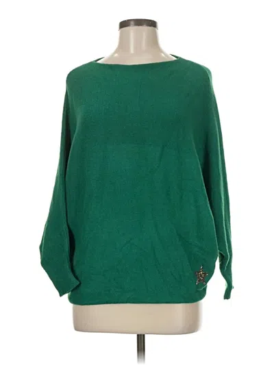 Pre-owned For Her Paris Long Sleeve Blouse In Green