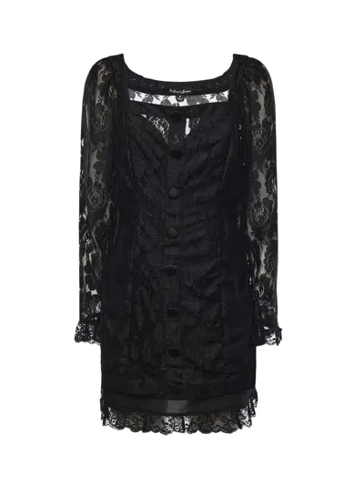 For Love &amp; Lemons Claudia Mini Dress In Black