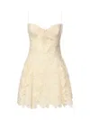 For Love &amp; Lemons Coco Mini Dress In Neutral