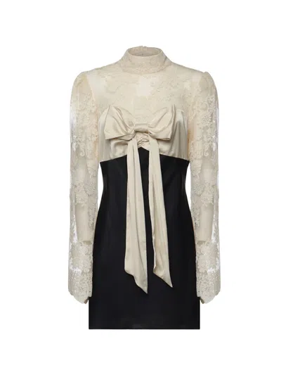 For Love &amp; Lemons Grace Lace Mini Dress In White