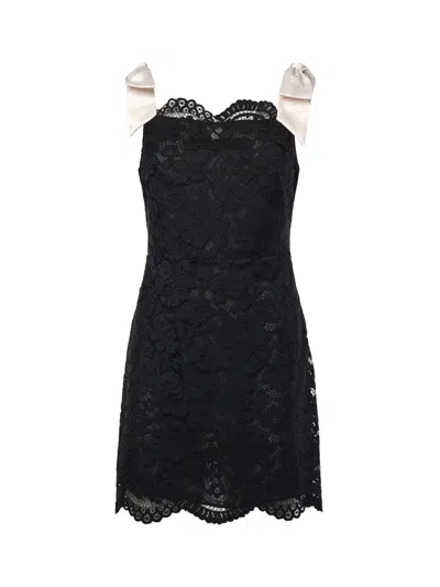 For Love &amp; Lemons Lakeside Lace Mini Dress In Black