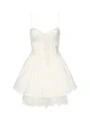 For Love &amp; Lemons Shae Mini Dress In White