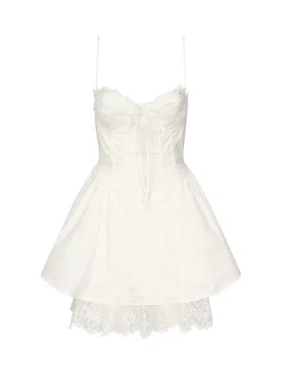For Love &amp; Lemons Shae Mini Dress In White