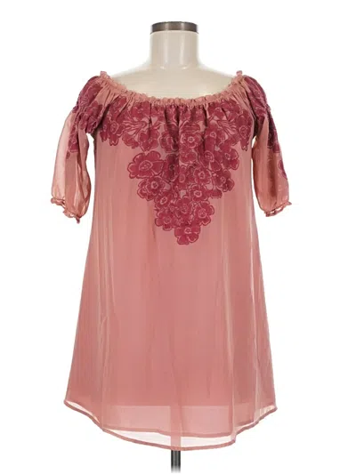 Pre-owned For Love & Lemons 3/4 Sleeve Blouse In Pink