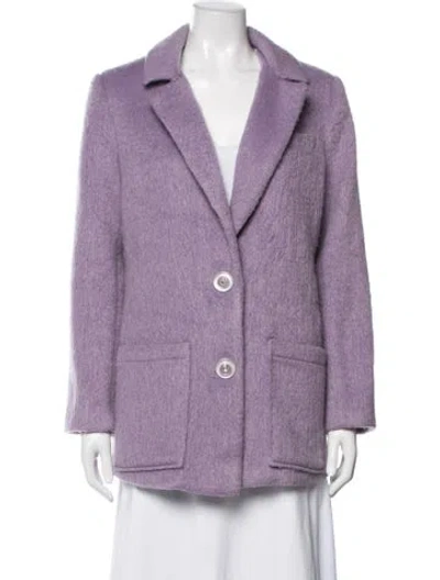 Pre-owned For Love & Lemons Blazer In Purple