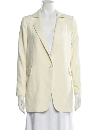 Pre-owned For Love & Lemons Blazer In Yellow