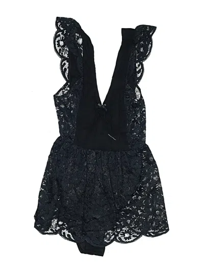 Pre-owned For Love & Lemons Bodysuit In Black