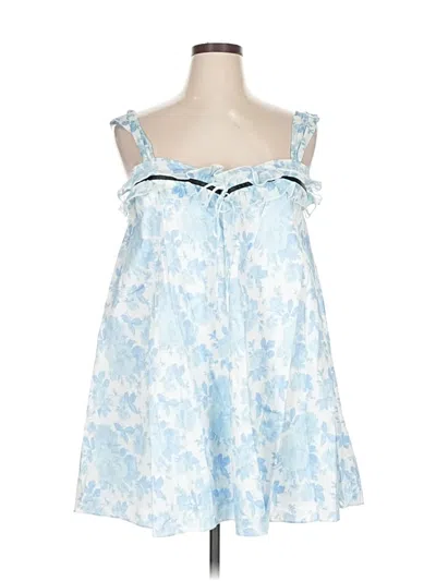 Pre-owned For Love & Lemons Casual Dress In Blue