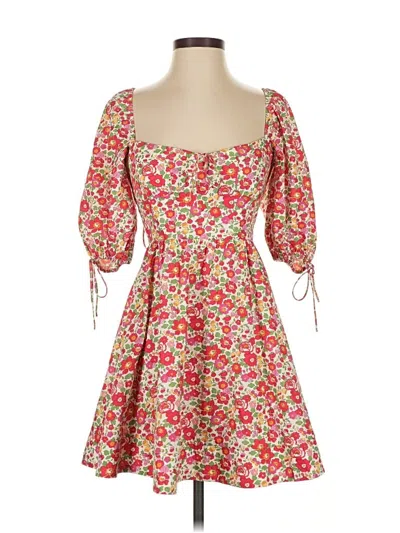 Pre-owned For Love & Lemons Casual Dress In Pink