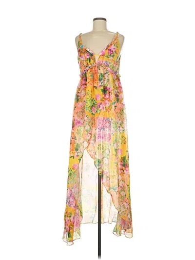 For Love & Lemons Casual Dress In Yellow