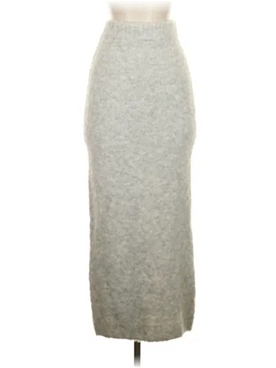 Pre-owned For Love & Lemons Casual Skirt In Gray