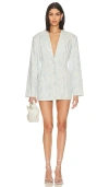 For Love & Lemons Chantal Blazer Dress In Blue In 蓝色