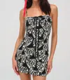 For Love & Lemons Claire Mini Dress In Black In Black