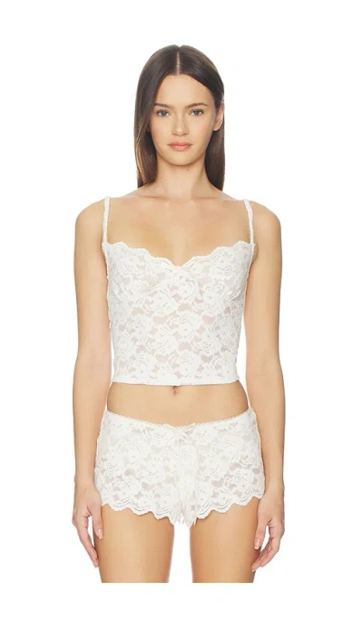 For Love & Lemons Cloud Lace Cami In White