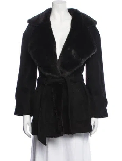 Pre-owned For Love & Lemons Coat In Black