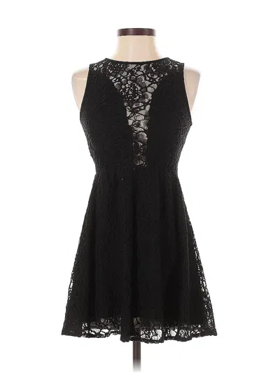 Pre-owned For Love & Lemons Cocktail Dress In Black