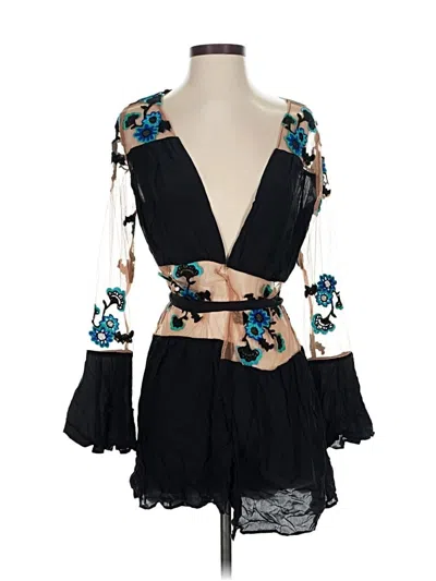 Pre-owned For Love & Lemons Cocktail Dress In Black