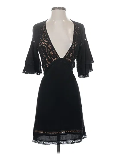 Pre-owned For Love & Lemons Cocktail Dress In Black
