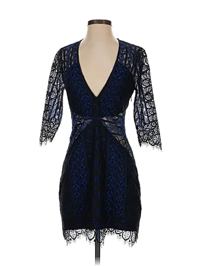 Pre-owned For Love & Lemons Cocktail Dress In Blue