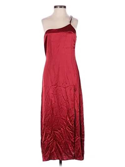 Pre-owned For Love & Lemons Cocktail Dress In Burgundy