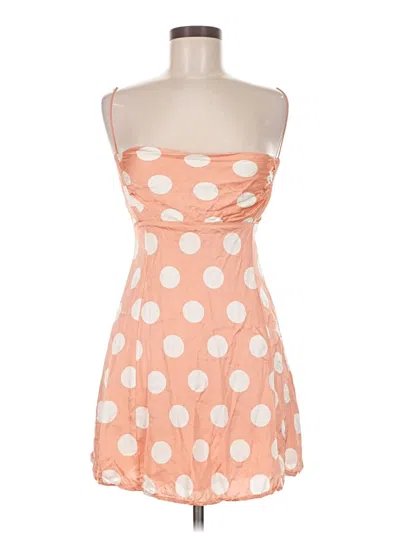 Pre-owned For Love & Lemons Cocktail Dress In Orange