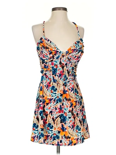 Pre-owned For Love & Lemons Cocktail Dress In Orange