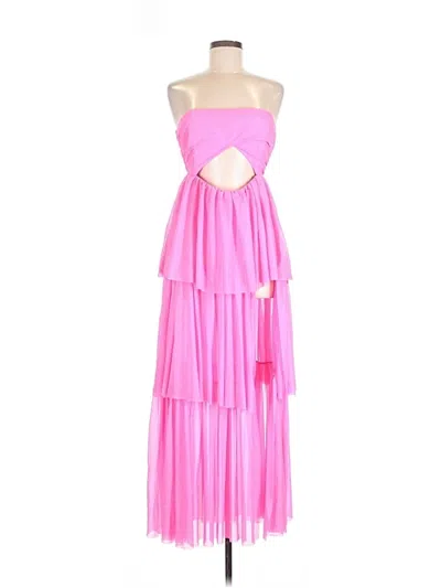 Pre-owned For Love & Lemons Cocktail Dress In Pink