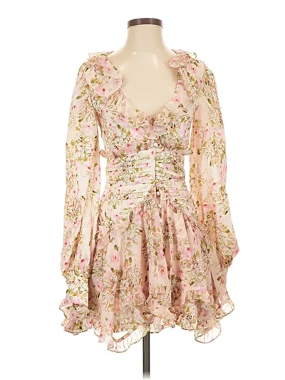 Pre-owned For Love & Lemons Cocktail Dress In Pink