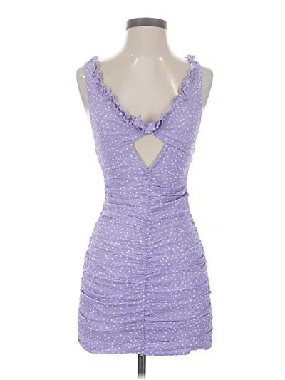 Pre-owned For Love & Lemons Cocktail Dress In Purple