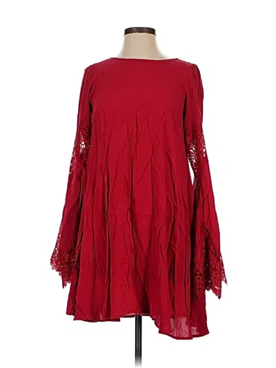 Pre-owned For Love & Lemons Cocktail Dress In Red
